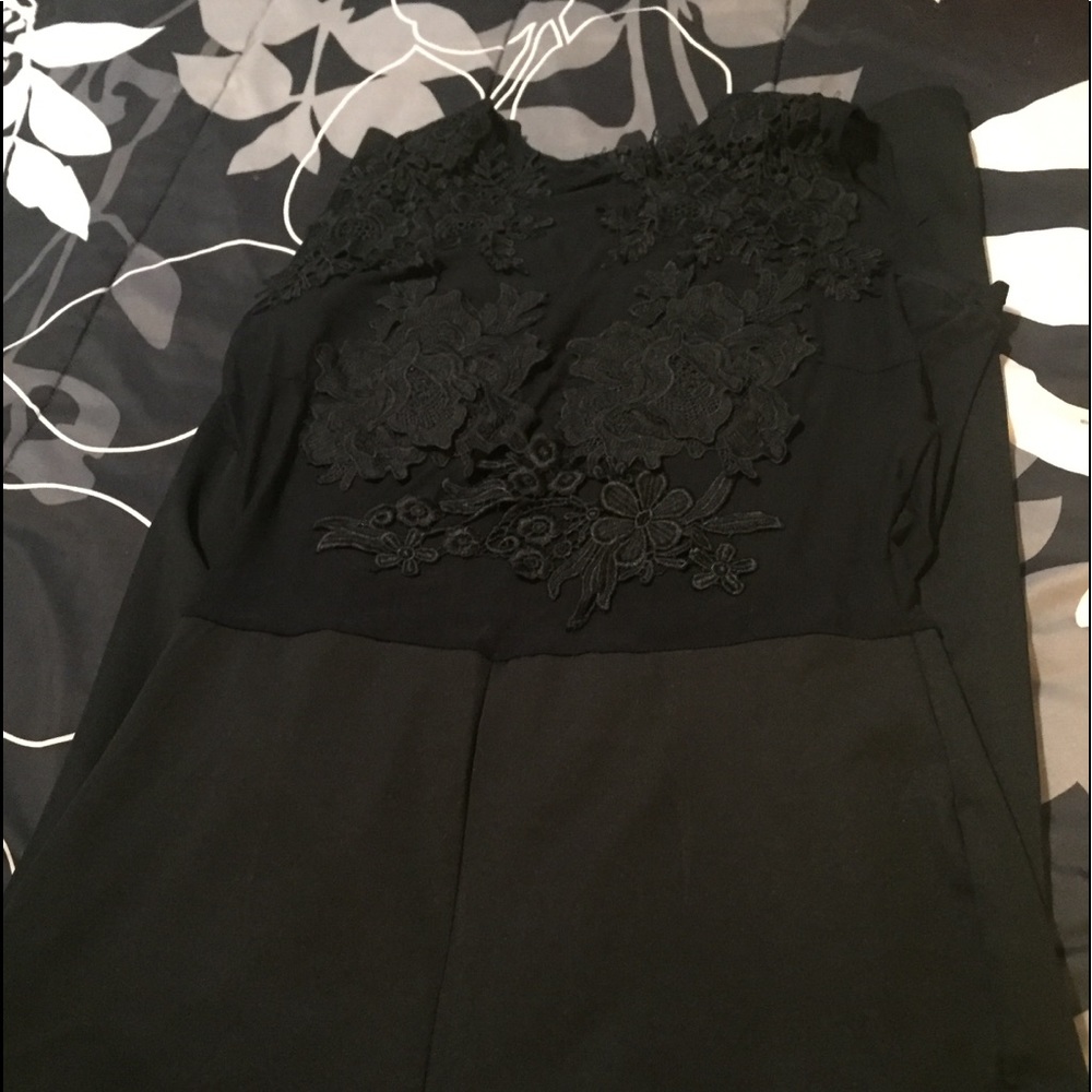 Black One Piece Pants Dressy Piece